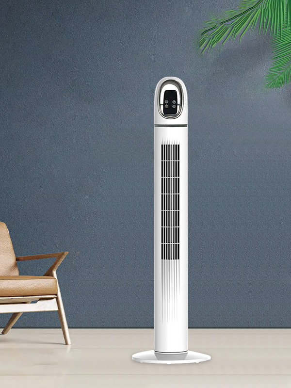 Biely vežový ventilátor TF1110C s LED displejom