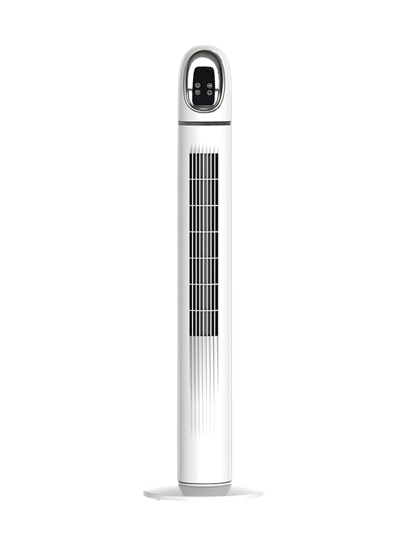 Biely vežový ventilátor TF1110C s LED displejom